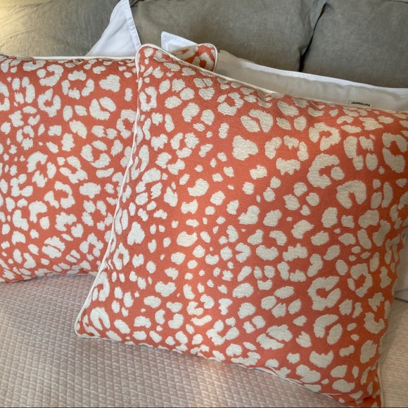 Pier 1 Accents Pier Throw Pillows Coral Pink Poshmark
